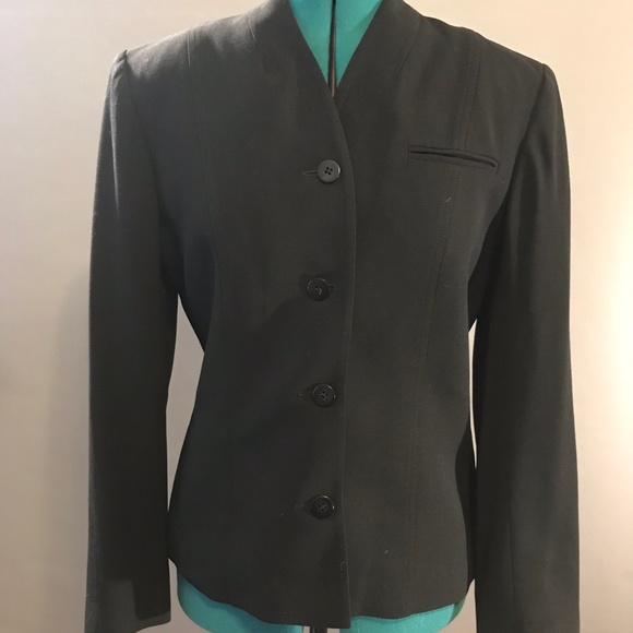 Oscar by Oscar de la Renta Black Blazer Size 6 - Picture 4 of 4
